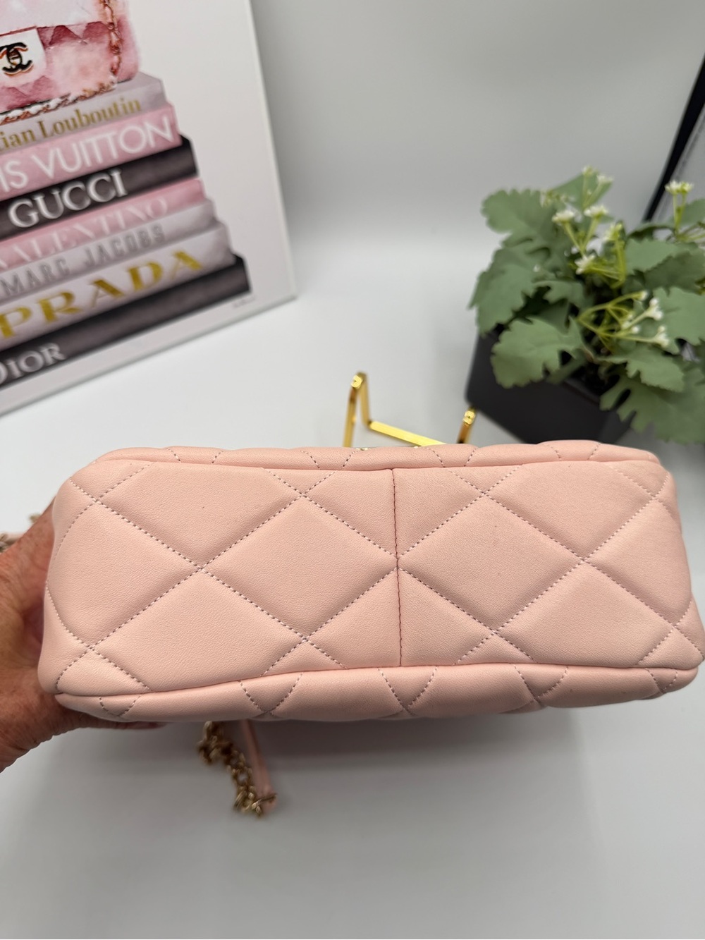 Kate Spade Blush Pink Quilted Chain Crossbody Bag - Picture 11 of 13